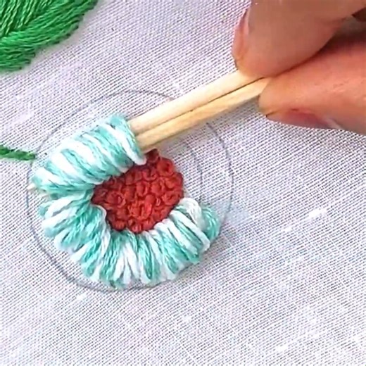 6.9K views · 104 reactions | Amazing gorgeous tutorial hand embroidery #new #viralvideo #handmade #foryou | Hand Embroidery Teaching | Facebook