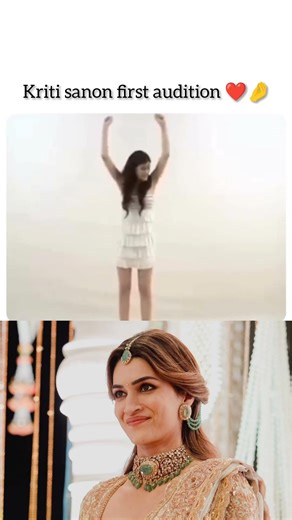 kriti sanon first audition unseen video 🫶| #bollywood #kritisanon #trending #viral