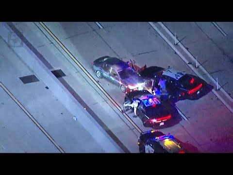 Fleeing driver arrested after ramming, fighting CHP officer after erratic pursuit