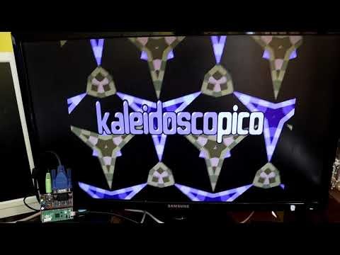 I built Kaleidoscopico from Linus Akesson with Pico2