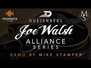 Duesenberg Alliance Joe Walsh signature black DEMO by Mike Stamper | Pronorte Sonido