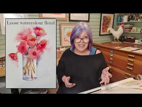 Loose Watercolour Poppies Guide