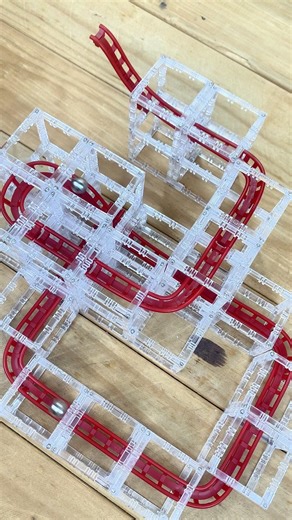 DIY Magnet Block Track Marble Run