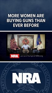 More women are buying guns than ever before. 🇺🇸 Last week, NRA EVP & CEO Doug Hamlin and NRA President Bill Bachenberg participated in a virtual town hall event where they offered insight on what the NRA is doing to assist female gun owners. Watch the full town hall event, where Doug and Bill answered questions from NRA members and gun owners.👇 https://www.americanrifleman.org/content/nra-ceo-hamlin-and-president-bachenberg-hold-first-virtual-townhall/ | NRA Institute for Legislative Action