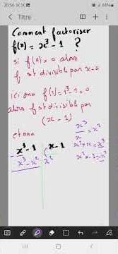 Comment factoriser x³-1??