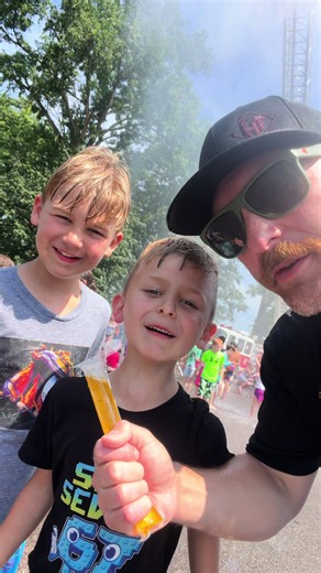 Hi, I’m Nick and I’m the mayor of a small town in Michigan. Today was a good day. Welcome to the party. #splashpad #fireman #puremichigan #parksandrec #popsicles