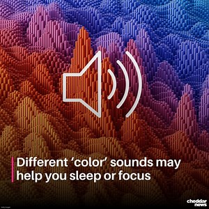 Sound up! 🔊 Did you know that sounds have 'colors' that can help you sleep or focus? Which one do you prefer? #Color #sound | cheddar news