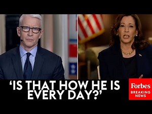 VIRAL INTERVIEW: Kamala Harris Has Tense Post-Debate Interview With CNN's Anderson Cooper