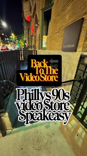 Eric Montijo on Instagram: "“Back 2 The Video Store” I checked out Philly’s newest speakeasy and wow—total 90’s video store vibes and it did not disappoint! You pick a movie off the shelf to order your drink (yes, the cocktails are themed after the titles!), plus nostalgic arcade games, retro decor, and even TV dinners on the menu—too good! Staff was amazing and the whole experience took me right back to the good old days. A must-visit for my fellow 80’s and early 90’s babies. Link in my story f