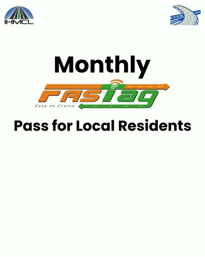 Make Your Daily Commute Smoother with the Monthly Local FASTag Pass! #FASTag offers a Monthly Pass for local residents living near toll plazas, ensuring faster and more affordable everyday travel. Local users can enjoy seamless movement through their designated toll plazas without paying toll charges on every trip. 🔹 How to get the Monthly Local Pass? For first-time registration, simply visit your nearest toll plaza with valid documents. 🔹 Easy Renewals Once registered, you can renew or rechar