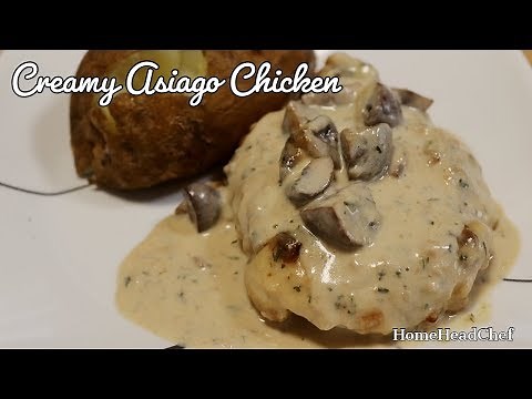 Creamy Asiago chicken
