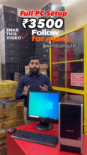 1.8K views · 26 reactions | Full PC Setup ₹3500 Share this video 20...