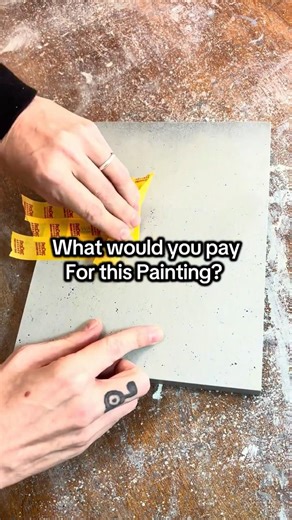 The REAL Price of This Painting!💰 #acrylicpainting #artinspiration #artreveal
