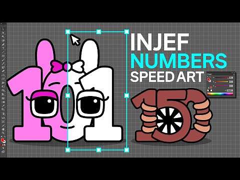 [Speed Art] Number Design 101-150