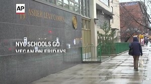 NYC school lunch menu going vegan on Fridays
