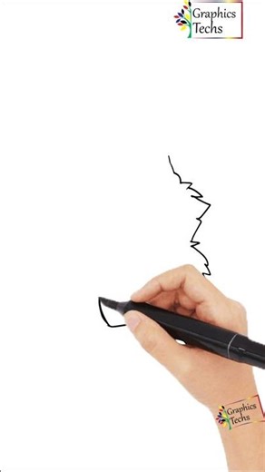 Cat Cartoon Magic in 20 Seconds! #graphicstechs #drawing #cartoonart #art #cartoon #animation