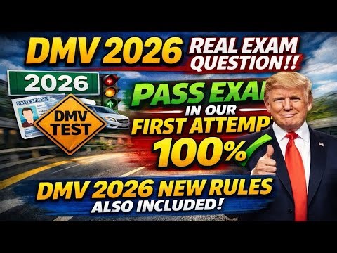 New DMV Laws 2026 || DMV Test top 50 Questions Collection || DMV 2026 New Traffic Rules