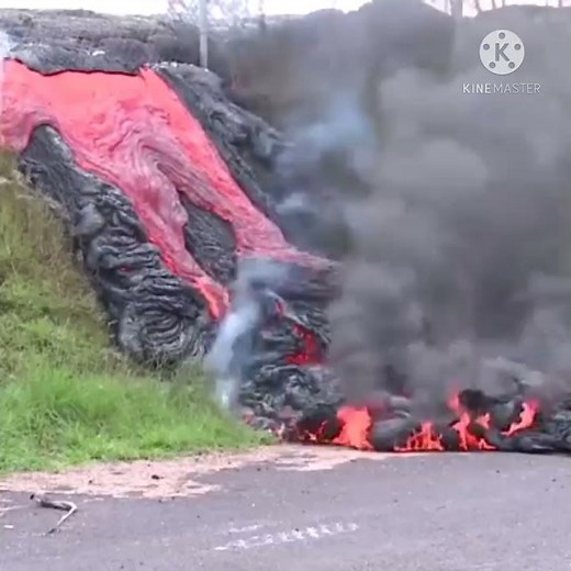 Volcanic eruption at DRC/Nyiragongo