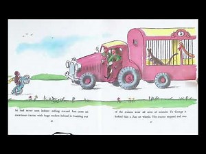 Curious George rides a bike