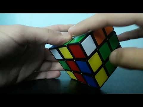 Solving the rubix's cube - part 2 - the white edges and first layer
