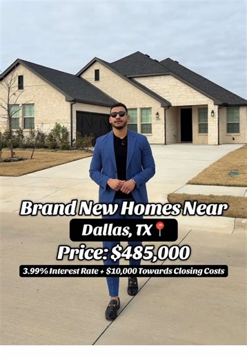 Wait till you see the backyard 🤯🚨 🏡Home Features:⬇️ • 4 Bedrooms 🛏️ • 2 Bathrooms 🛁 • Office 🖥️ • Approx. 2,521 sq ft 📐 • Priced at $485,000 💰 💡 Special Offers:🚨 • First year as low as 3.99% with a 1-0 Buydown New homes in a new community with great amenities like a resort-style pool complex, walking trails and a fitness center. 📱Want more information? Send me a message! ✈️ Moving to Texas? DM me to get started with your home journey
