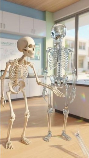 When Your Bones Start Falling Off… 💀🦴 (Funny Skeleton Short) #viral #skeleton #funny #bones