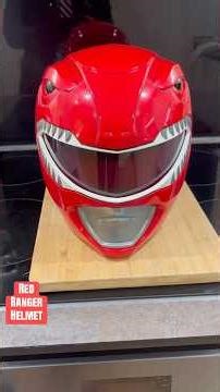 Red Ranger Helmet #powerrangers #helmet #cosplay