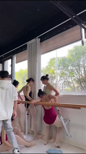 Hard ballet training