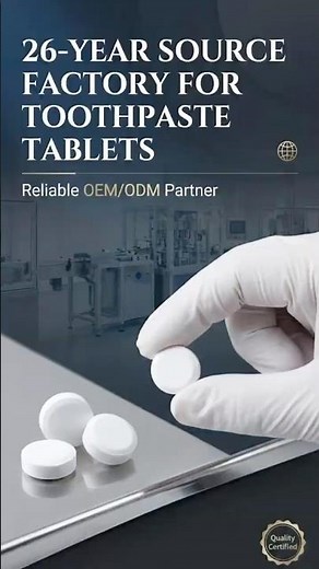 The Future of Oral Care! Waterless, Sustainable Toothpaste Tablets