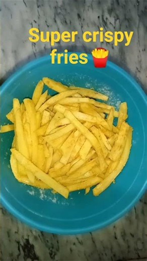 Super Crispy Fries 🍟 | Feel The Taste#shorts#viral#FrenchFries#CrispyFries#StreetFood#GoldenFries