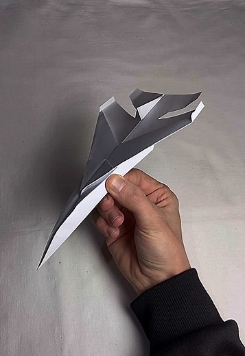 Too easy jet of paper ☠️ #fyp #geocrafts1 #foryoupage #fyp | origami