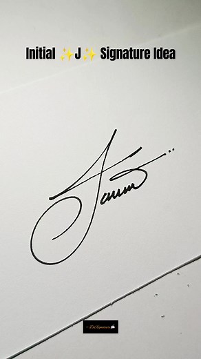Creative Signature Ideas for the Letter J