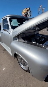 ☆ Custom 1953 Ford F-100 ☆ Like what you see? You can place a bid or list your own vehicle now on our 7-day online auction at AutoHunter.com! This 1953 Ford F-100 custom pickup, known as “FR100,” is powered by a 5.0-liter “Cammer” crate engine producing 425 horsepower, paired with a Tremec T56 6-speed manual transmission and a Torsen limited-slip differential with 4.10 gears. It received a complete frame-off restoration with a custom chassis, extended cab, shortened bed, and tubbed rear wheel we