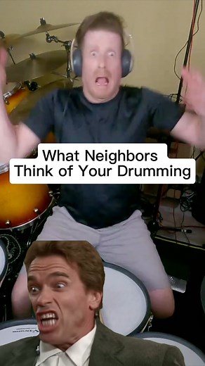 What Neighbors Think of Your #Drumming #Meme #drums #drummer #memes #memesdaily #arnold #arnoldschwarzenegger #drummerlife #metaldrummer #rockdrummer #jazzdrummer #funkdrummer #drumline #funnymemes | Calhoun Drum Academy | Facebook