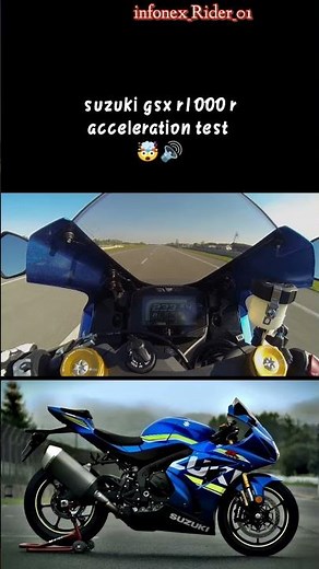 "GSX-R1000R Acceleration Test – Top Speed Run You Have to See!"