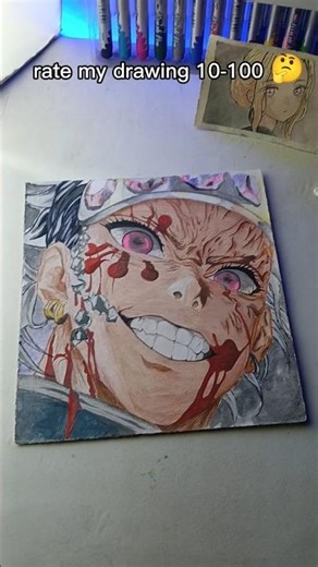 tengen speed drawing from demon Slayer #art #anime #tengenuzui #demonslayer