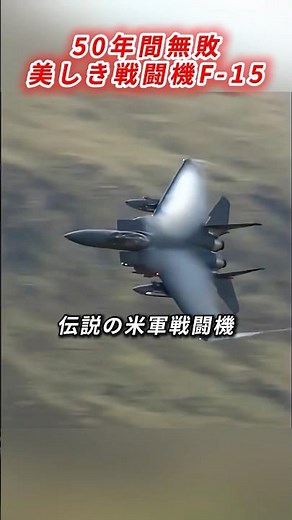 無敗50年美しき戦闘機F-15