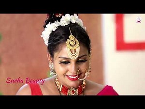 Expression tutorial in saree | Saree Look For Party | Indian Saree look n Cute smile by Sneha Beauty