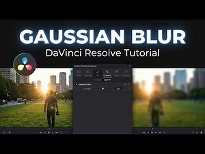 How to Add Gaussian Blur in DaVinci Resolve - Step-by-Step Tutorial