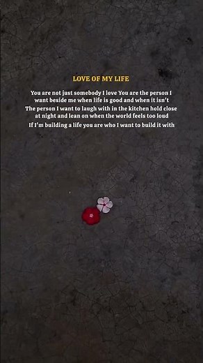 Dear Love Of My Life 💌 Romantic Quotes & Messages