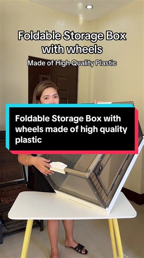 High Quality Foldable Storage Box with Wheels