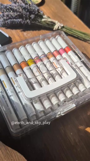 Ad|trying out all 36 acrylic paint pens by Shuttle Art . They are so beautiful and I can't wait to get crafting with them! I love watching these kinds of vids! What's your favourite colour? #shuttleart #shuttleartmarkers #PaintPens #swatchsheet #colourswatches #colorswatches | Earth and Sky Play