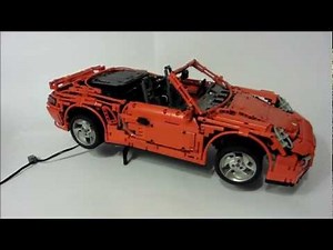 LEGO Porsche 911 (997) Turbo Cabriolet PDK, most advanced LEGO car EVER! by Sheepo