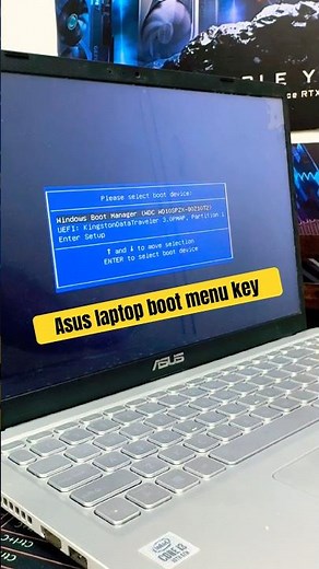 ASUS Laptop Boot Key | ESC Key Se Boot Menu Kaise Open Kare #asus #gaming #laptop #techbyabrar