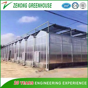 [Hot Item] PC Board Covering Large Greenhouse with Misting System/Shading System/Heating System/Cooling System