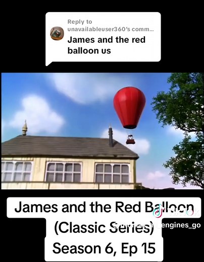 James and the Red Balloon featuring Thomas the Tank Engine