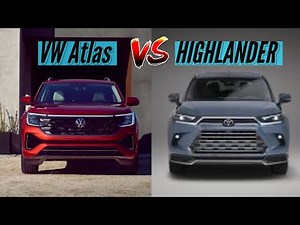 2024 Toyota Grand Highlander vs 2024 Volkswagen Atlas Compared | Highlander or Atlas? | SUV Battles!