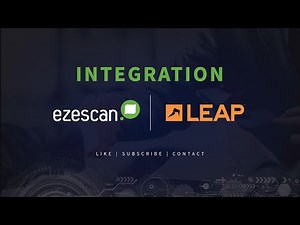 EzeScan's Intelligent Capture for LEAP
