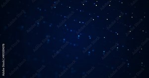 Binary, code and hologram on dark background for programming, data connection and technology. Overlay, digital wallpaper and dots, line and stream for software, cybersecurity and computer server