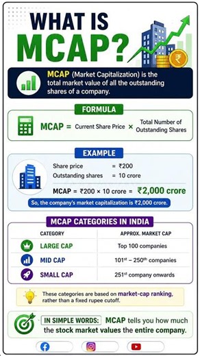 🔥 What Is MCAP? The ONE Number That Tells You a Company’s Real Market Value! 📊💰